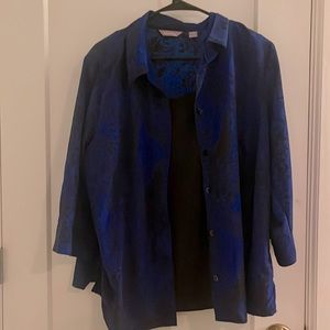 One Piece Black/Blue Top